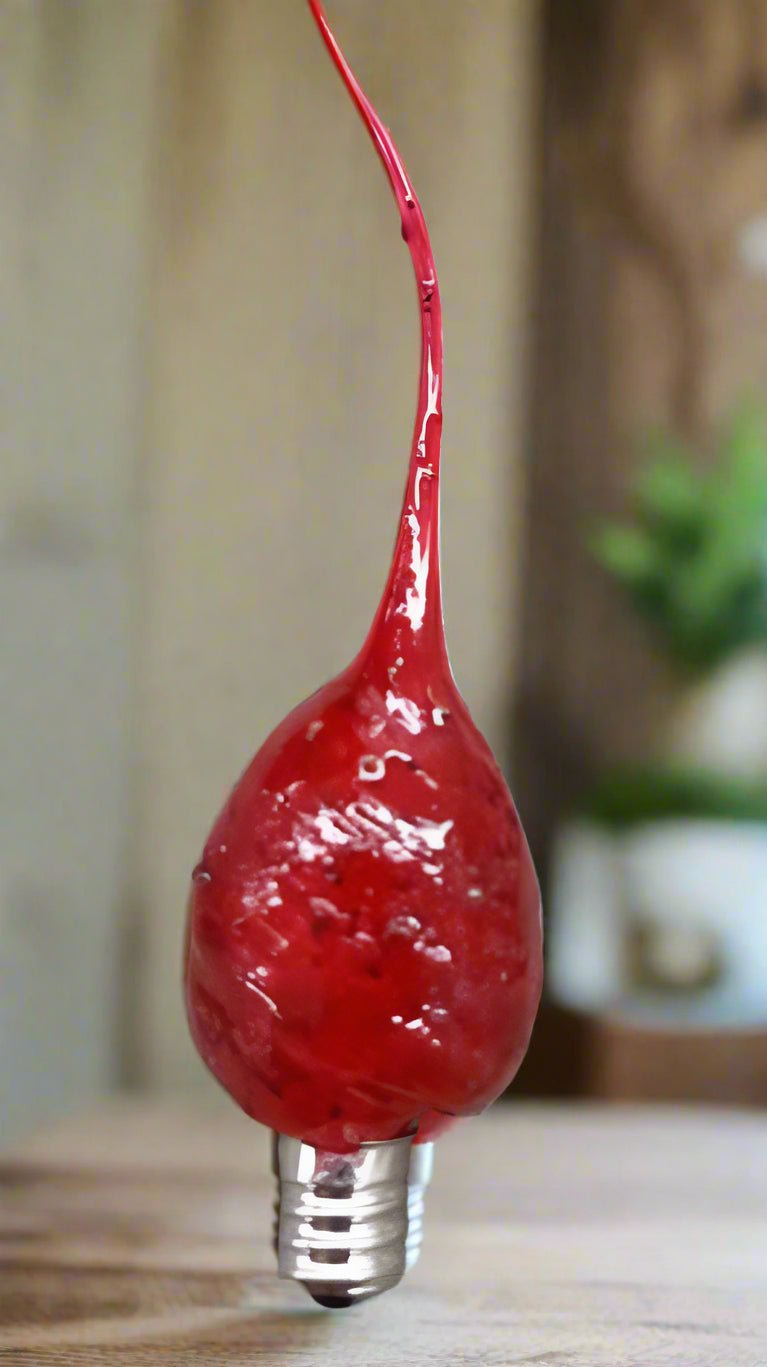 Primitive Handcrafted Pomegranate 4 Watt Silicone Bulb - The Primitive Pineapple Collection