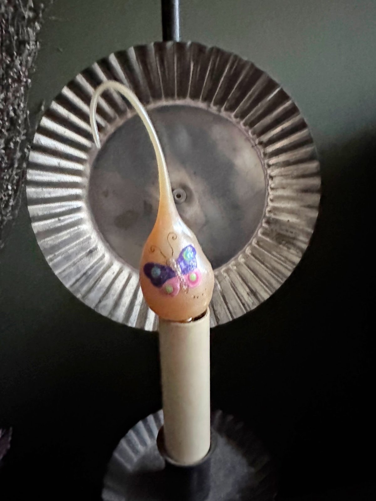 Spring Easter Whimsical Hand - dipped Spring Primitive Butterfly Bulb - The Primitive Pineapple Collection