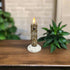 Primitive Handcrafted USA 4" Moving Flame Remote Candlestick w/ Charming Base - The Primitive Pineapple Collection