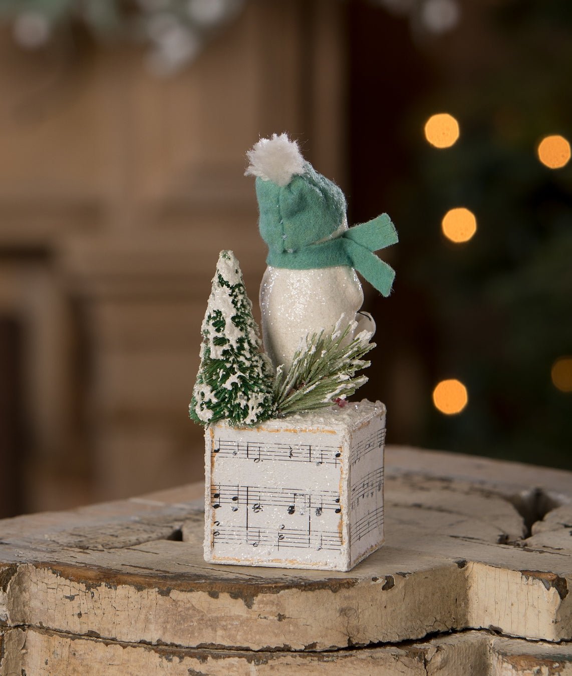 Bethany Lowe Christmas Tis the Season Snowman MA3084 - The Primitive Pineapple Collection