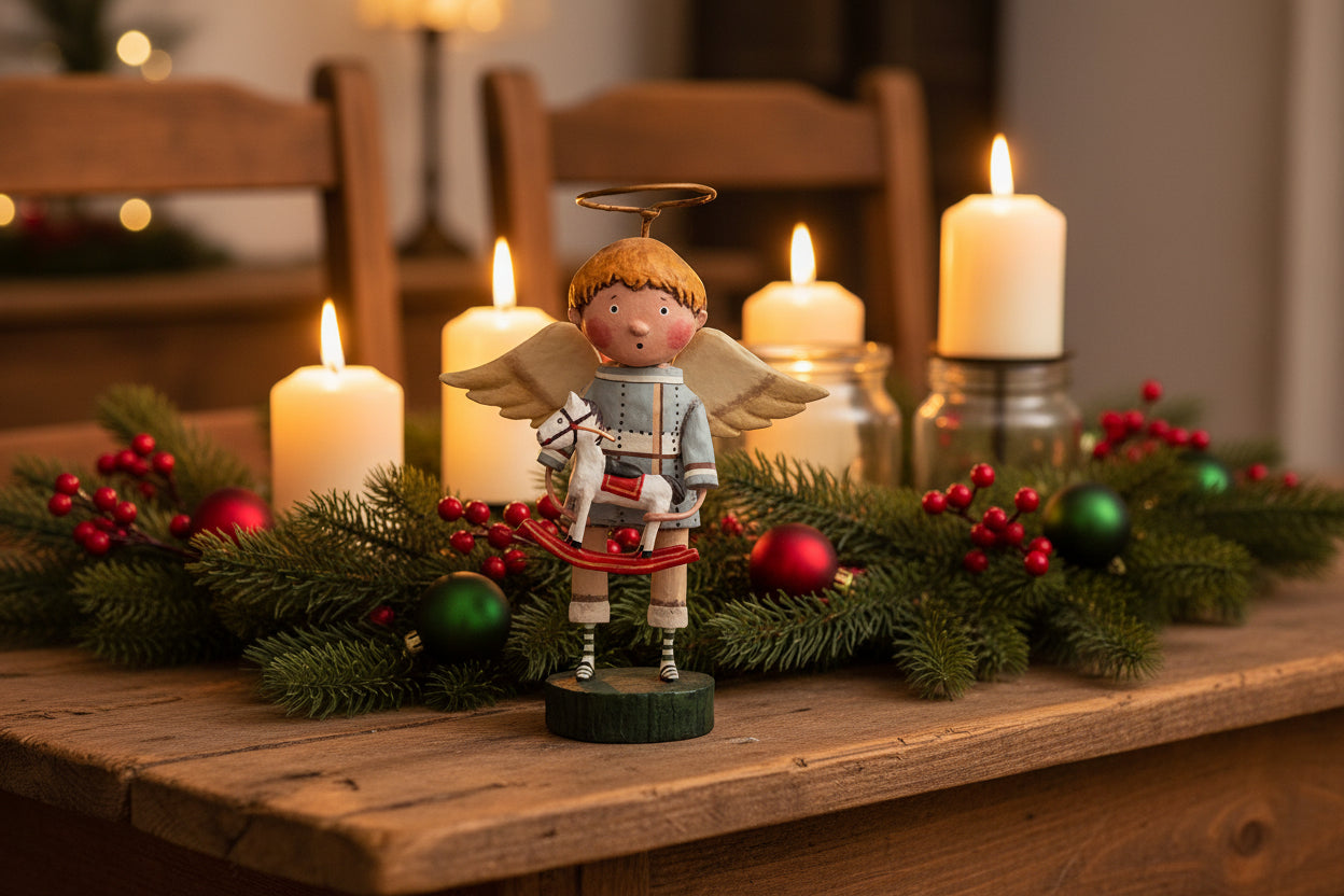 ESC and Company Christmas Toy Shop Angel 11107 Lori Mitchell - The Primitive Pineapple Collection