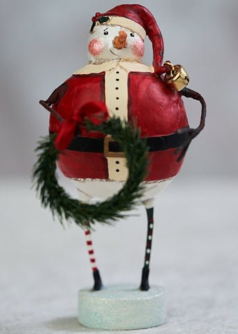 ESC and Company Christmas Jolly Snow Santa Lori Mitchell 11110 - The Primitive Pineapple Collection