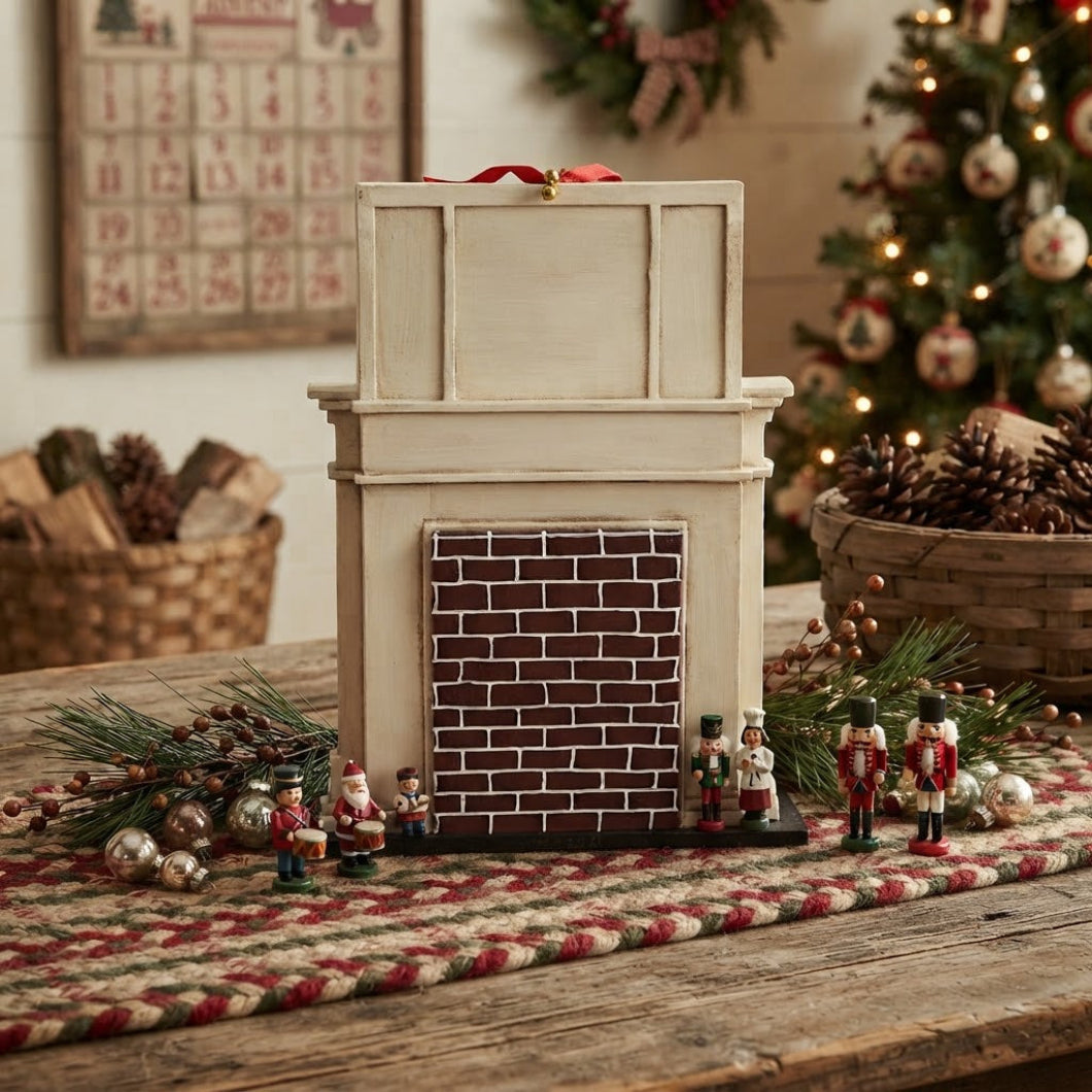 ESC and Company Lori Mitchell Holiday Hearth Christmas Fireplace Figurine