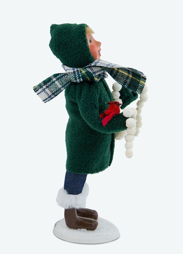 Byers Choice Carolers Christmas Family w/ Cardinals Boy 111B - The Primitive Pineapple Collection