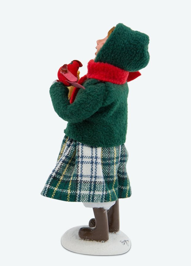 Byers Choice Carolers Christmas Family w/ Cardinals Girl 111G - The Primitive Pineapple Collection