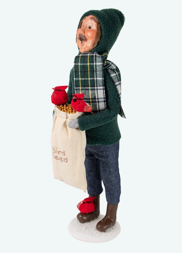 Byers Choice Carolers Christmas Family w/ Cardinals Man 111M - The Primitive Pineapple Collection