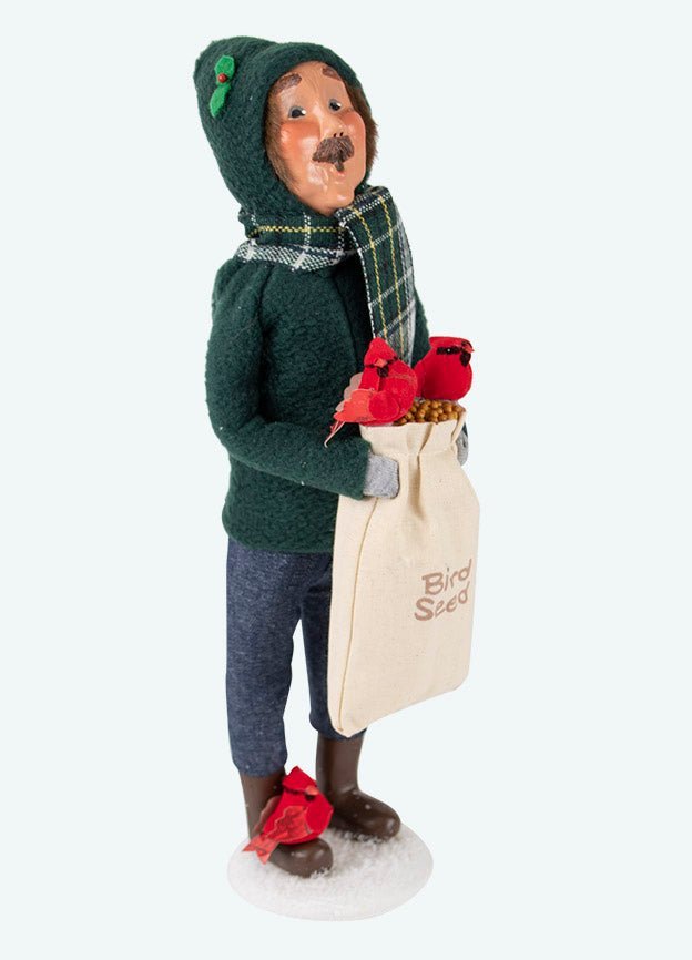 Byers Choice Carolers Christmas Family w/ Cardinals Man 111M - The Primitive Pineapple Collection