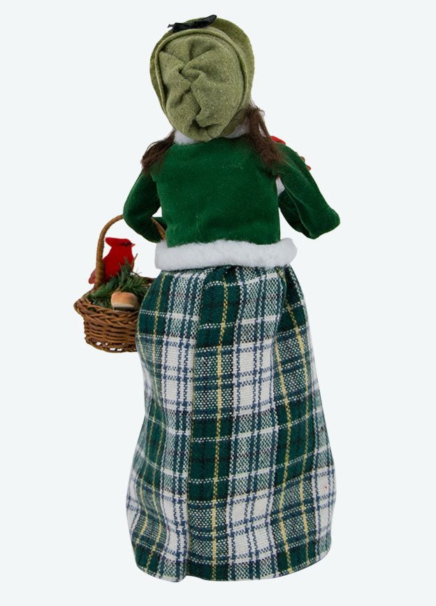 Byers Choice Carolers Christmas Family w/ Cardinals Woman 111W - The Primitive Pineapple Collection
