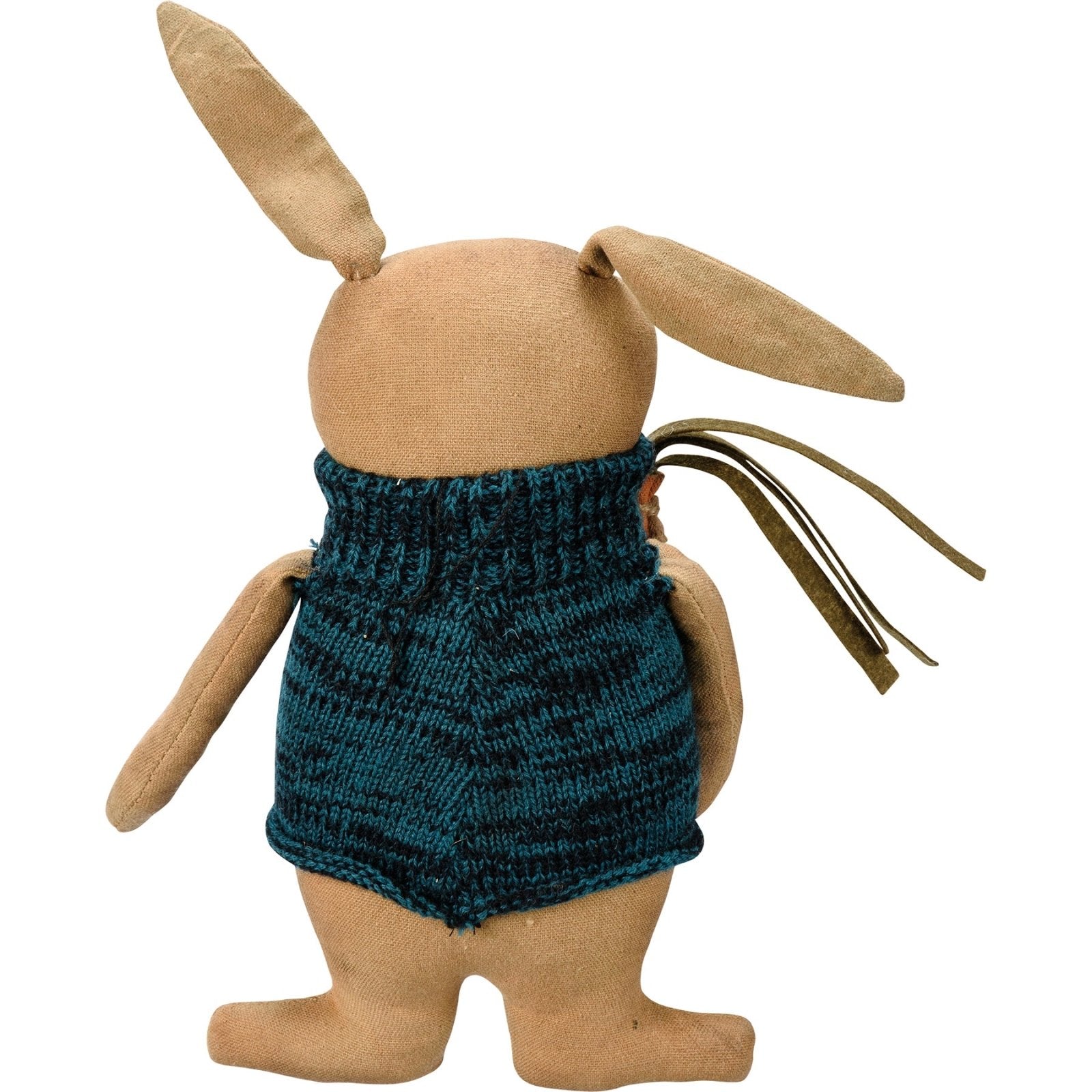 Primitive Spring Easter Peter Rabbit Doll w/ Carrot 12" - The Primitive Pineapple Collection