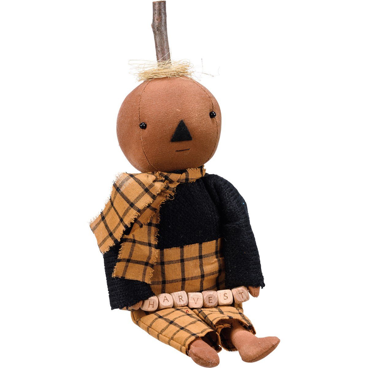 Primitive Country Fall Harvest Jack Doll - The Primitive Pineapple Collection
