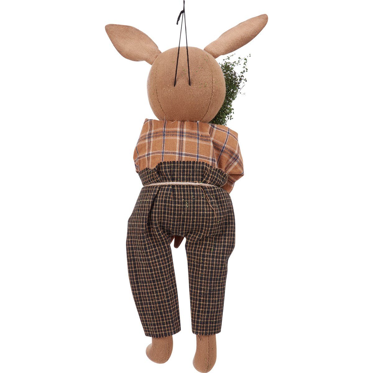 Primitive Spring Easter Bunny Doll w/ Carrot 13" - The Primitive Pineapple Collection