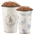 Primitive Spring Rabbit Crest And Butterflies Bucket Set 2 pc - The Primitive Pineapple Collection