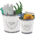 Primitive Spring Bee Bucket Set 2 pc - The Primitive Pineapple Collection