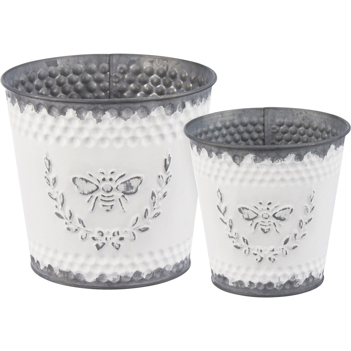 Primitive Spring Bee Bucket Set 2 pc - The Primitive Pineapple Collection