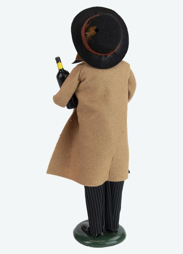 Byers Choice Carolers Colonial Victorian Man w/ Cane and Wine 1238M - The Primitive Pineapple Collection