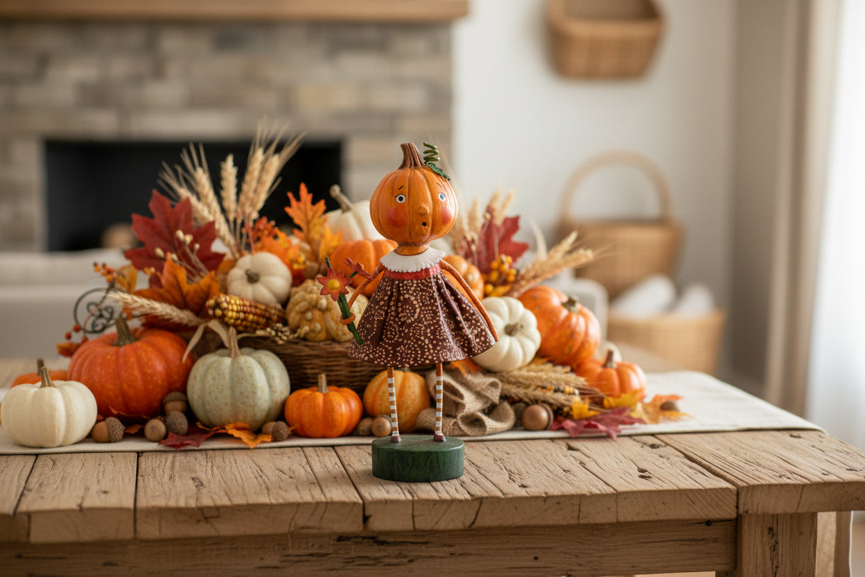 ESC and Company Halloween Pumpkin Spice By Lori Mitchell 15522 - The Primitive Pineapple Collection