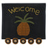 Colonial Primitive Pineapple Welcome Pennant Wall Hanger 16"H - The Primitive Pineapple Collection