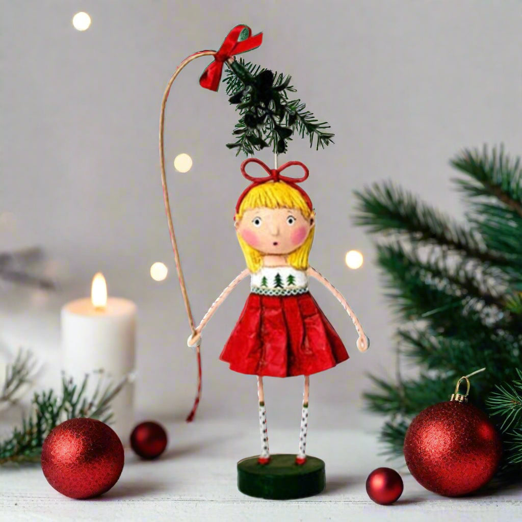 ESC Christmas Under the Mistletoe Lori Mitchell 16725 - The Primitive Pineapple Collection