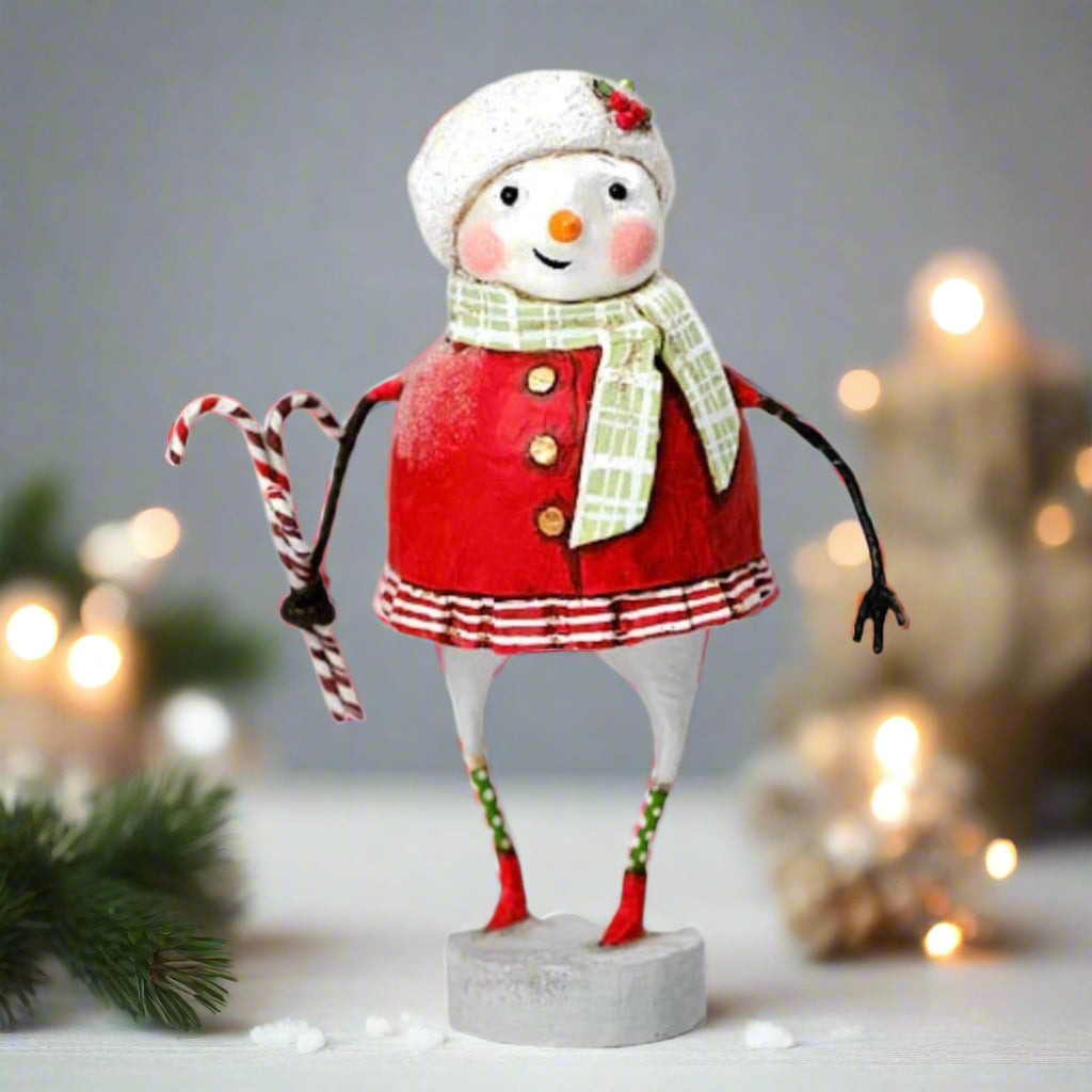 ESC Christmas Minty Snowman Lori Mitchell 16728 - The Primitive Pineapple Collection