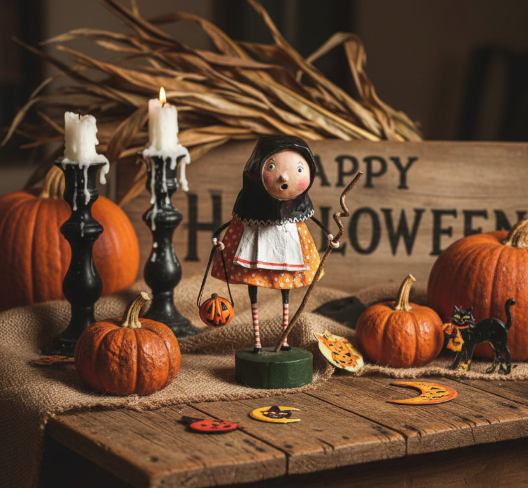ESC Halloween Baba Yaga Lori Mitchell 17278 - The Primitive Pineapple Collection