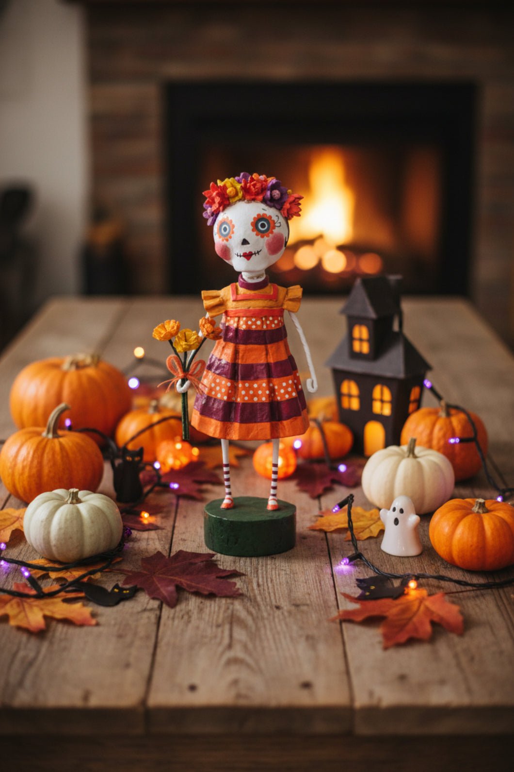 ESC and Company Halloween Lori Mitchell Freida 18022 - The Primitive Pineapple Collection