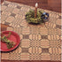 Primitive Colonial Farmhouse Tri Color Jacquard PlaceMat 14" x 8" - The Primitive Pineapple Collection