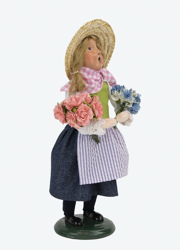 Primitive Colonial 2004 Byers Choice Flower Girl 2008G - The Primitive Pineapple Collection