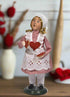 Primitive Colonial Byers Choice Valentine Baking Girl 2252G - The Primitive Pineapple Collection