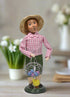 Primitive Colonial Byers Choice Easter Boy with Basket 2258B - The Primitive Pineapple Collection
