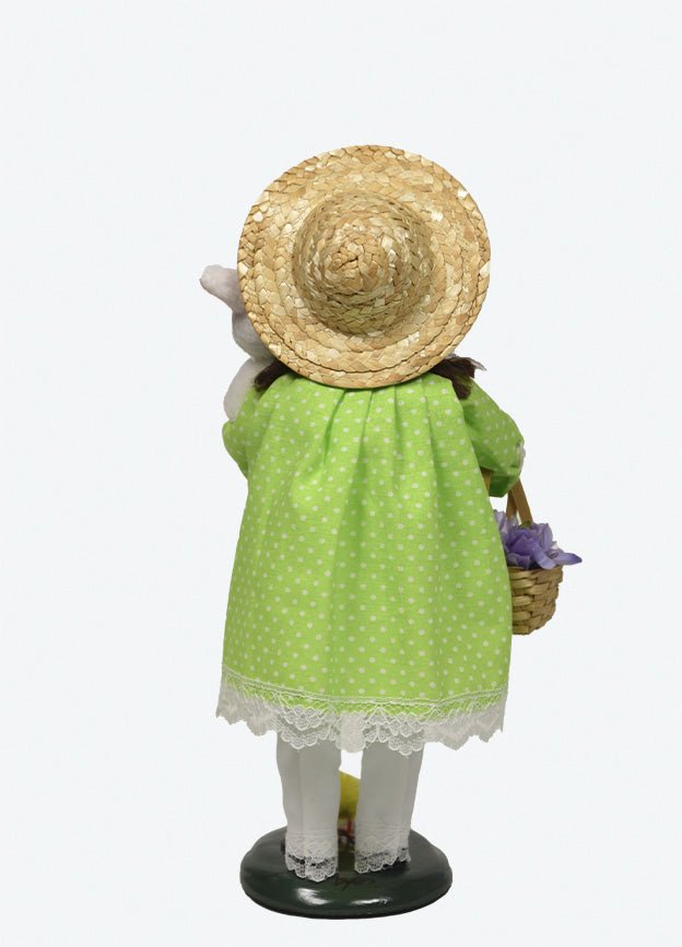 Primitive Colonial Byers Choice Easter Girl with Bunny 2258G - The Primitive Pineapple Collection
