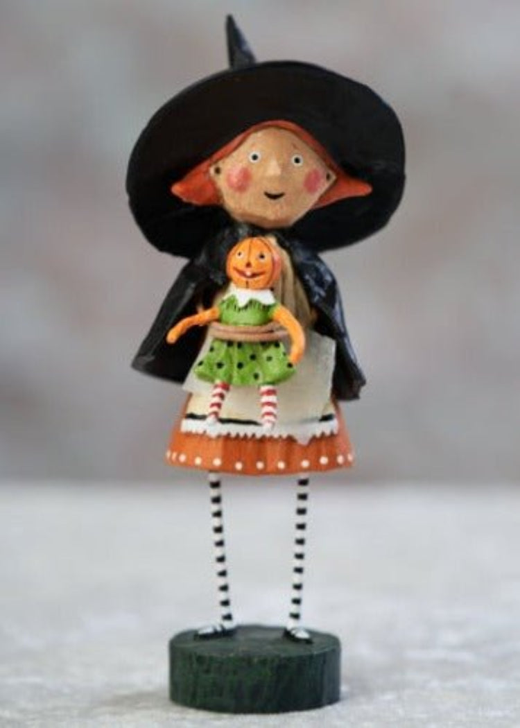 Halloween Folk Art Esc and Company Gretta Goodwitch Lori Mitchell 22603 - The Primitive Pineapple Collection