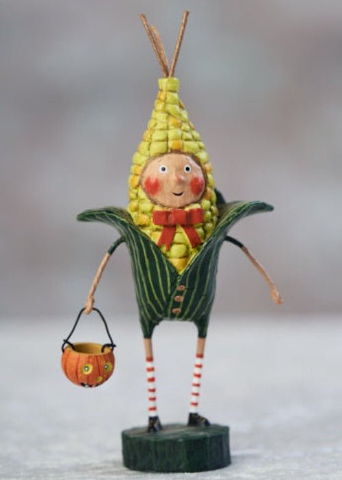 ESC and Company Halloween Corny Guy Figurine Lori Mitchell 22813 - The Primitive Pineapple Collection