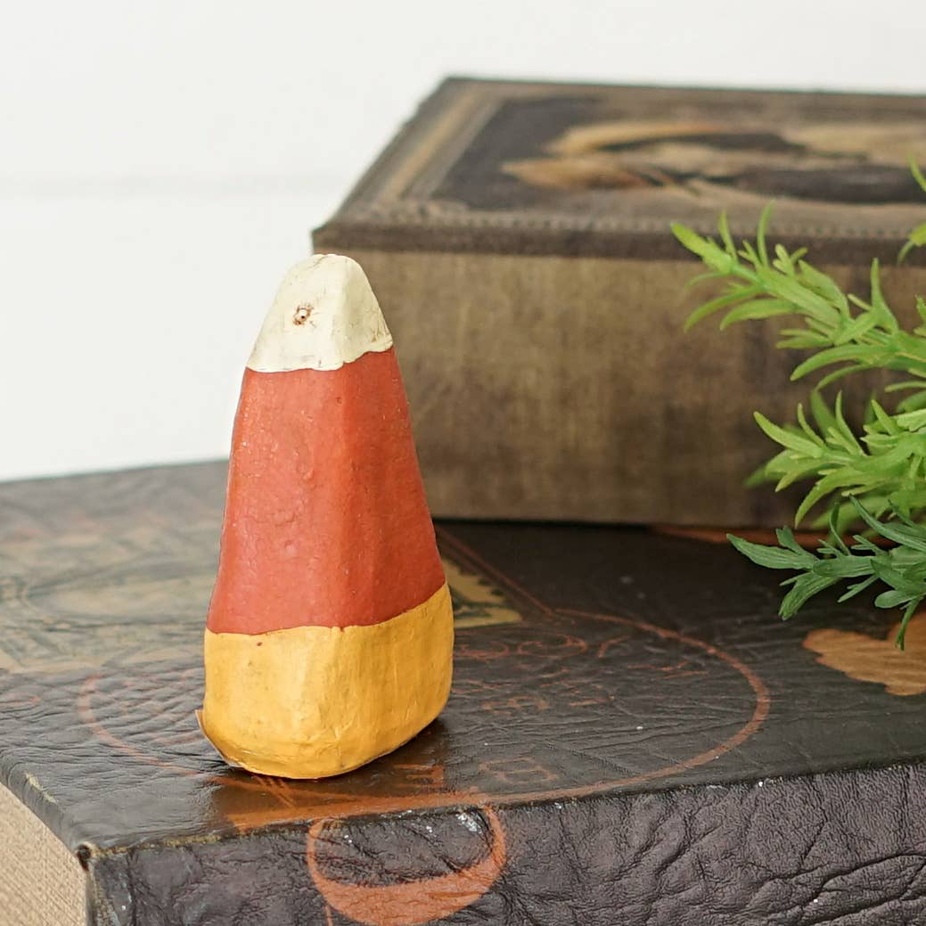 Primitive Rustic Halloween 3" Candy Corn Shelf Sitter - The Primitive Pineapple Collection