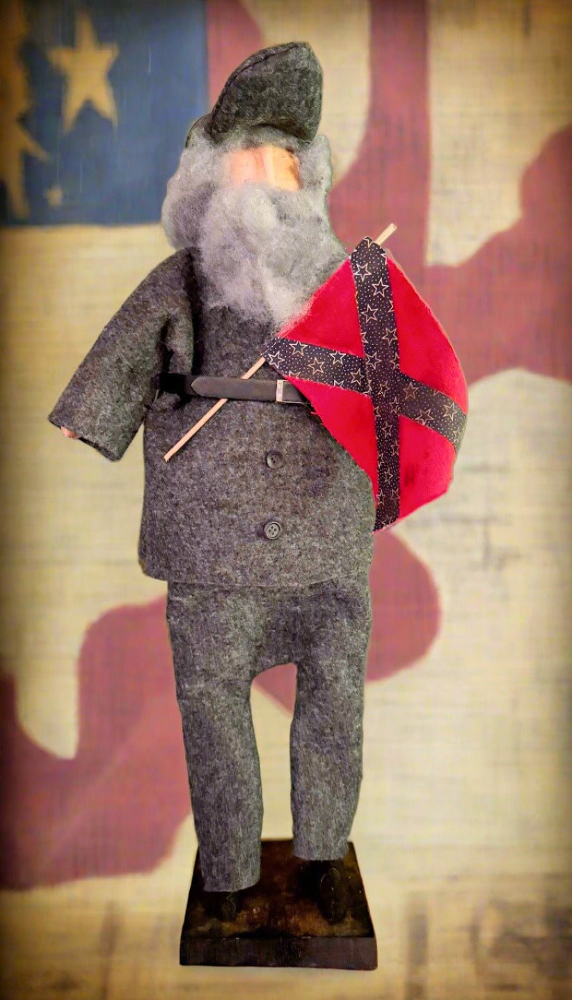 Primitive Early American Patriotic Americana Civil War Union Soldier Doll 22" - The Primitive Pineapple Collection