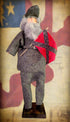 Primitive Early American Patriotic Americana Civil War Union Soldier Doll 22" - The Primitive Pineapple Collection