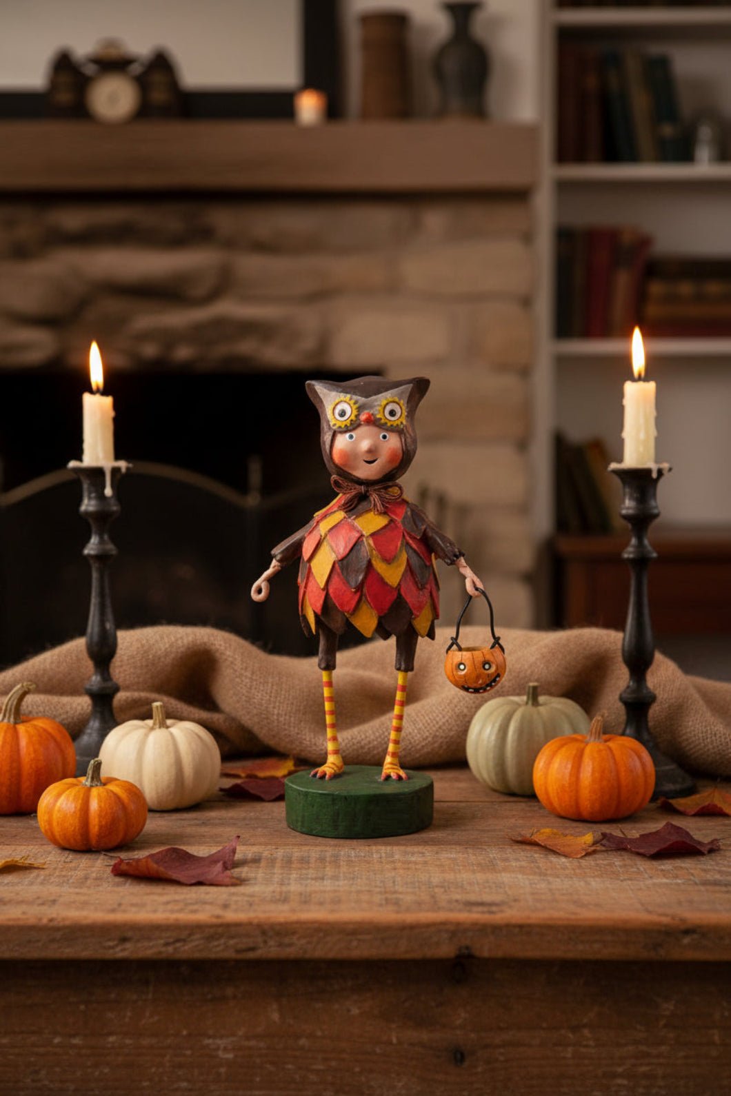 ESC and Company Halloween Lori Mitchell Hoot-N-Hollar 23939 - The Primitive Pineapple Collection