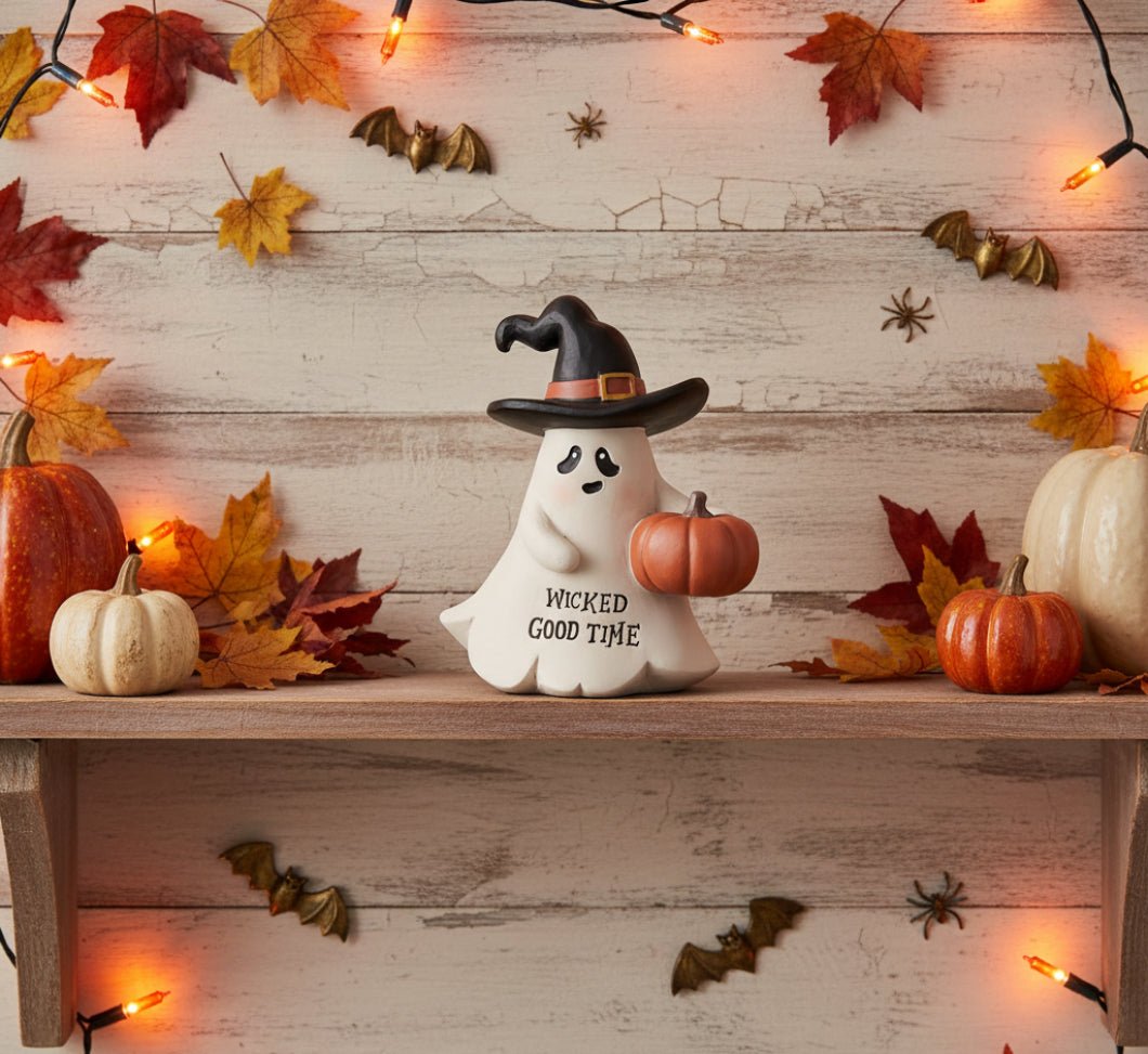 Blossom Bucket Halloween Ghostly Gatherings Wicked Good Time - The Primitive Pineapple Collection