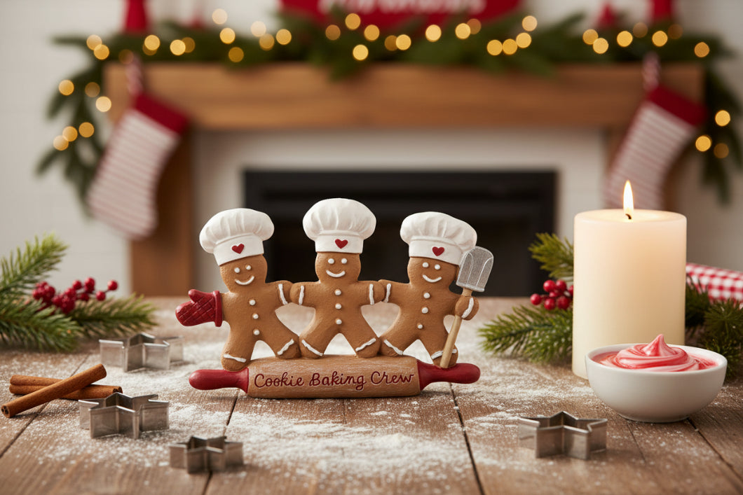 Blossom Bucket Christmas Gingerbread Lane Cookie Baking Crew