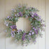 Farmhouse Spring 14in Lavender Eucalyptus Wreath - The Primitive Pineapple Collection