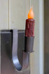 Primitive Early American Colonial Taper Candle Holder Tin Over Door 3/4 "Hook - The Primitive Pineapple Collection