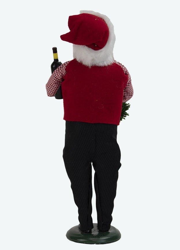 Primitive Colonial Byers Choice Christmas Wine Santa 3240 - The Primitive Pineapple Collection