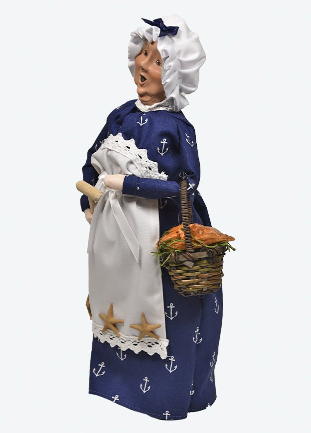 Colonial Byers Choice Nautical Mrs Claus w/Crabs 3254WC - The Primitive Pineapple Collection