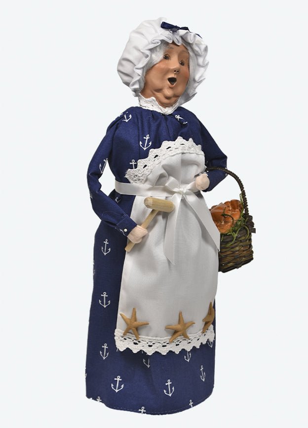Colonial Byers Choice Nautical Mrs Claus w/Crabs 3254WC - The Primitive Pineapple Collection