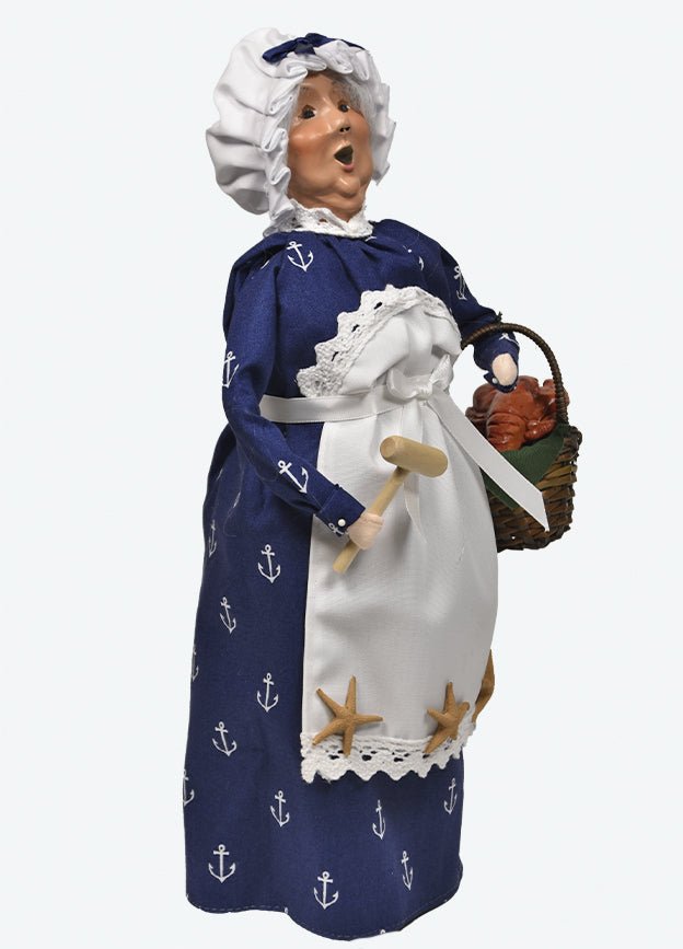 Colonial Byers Choice Nautical Mrs Claus w/Lobsters 3254WL - The Primitive Pineapple Collection
