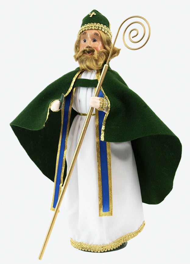 Colonial Byers Choice Saint Patrick 3292 - The Primitive Pineapple Collection
