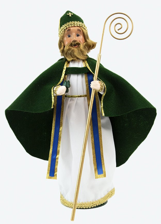 Colonial Byers Choice Saint Patrick 3292 - The Primitive Pineapple Collection