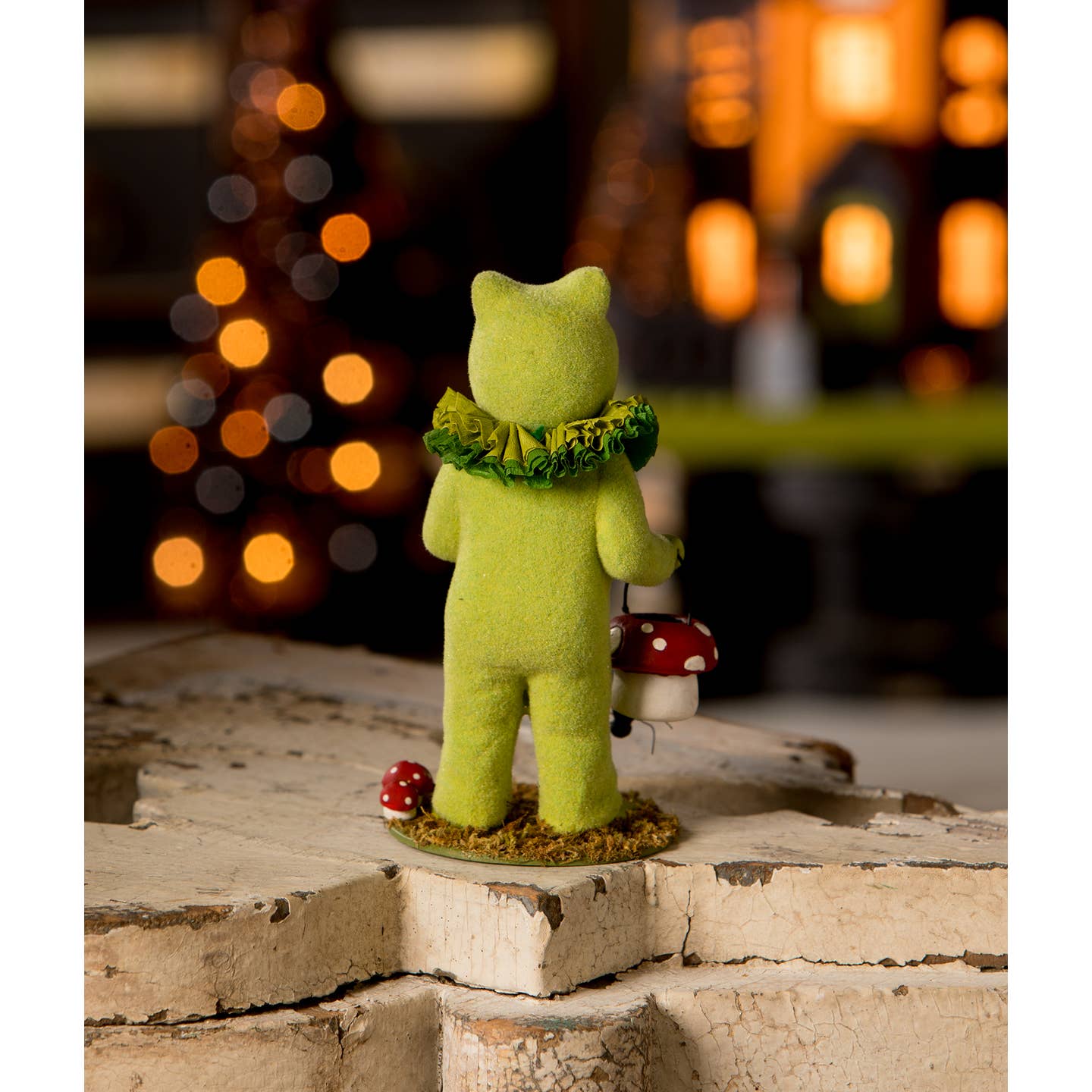 Bethany Lowe Halloween Dressed Up Dusty Frog TD2200 - The Primitive Pineapple Collection