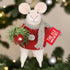 Primitive Christmas Felt Elf Made Me Mouse Ornament - The Primitive Pineapple Collection