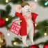 Primitive Country Christmas Felt Mouse Dreaming of Wine Mouse Ornament - The Primitive Pineapple Collection