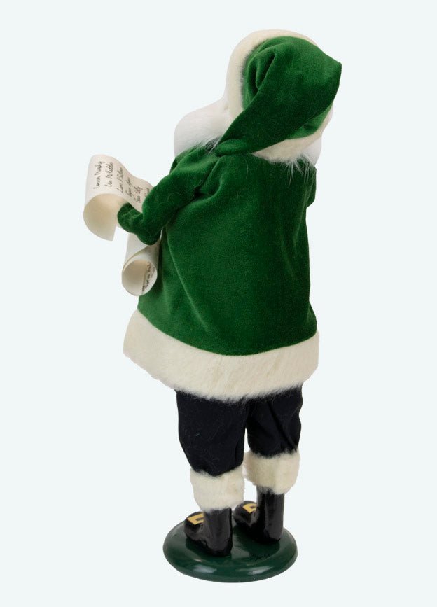 Primitive Colonial Byers Choice St Patricks Day Irish Santa Caroler 3441 New - The Primitive Pineapple Collection